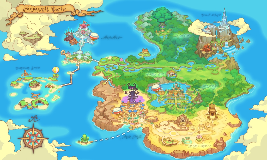 Fantasy Life_ldscp_World Map_2