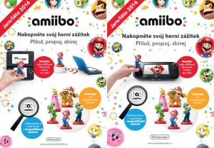 Dvojice nových brožurek představuje nové edice amiibo figurek stejně jako kompatibilní tituly pro Wii U a všechna zařízení z rodiny Nintendo 3DS