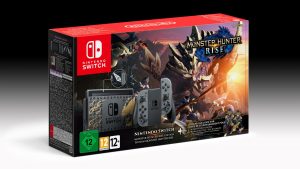 Nintendo Switch Monster Hunter Rise Edition a Nintendo Switch Pro Controller Monster Hunter Rise Edition v prodeji od 26. března